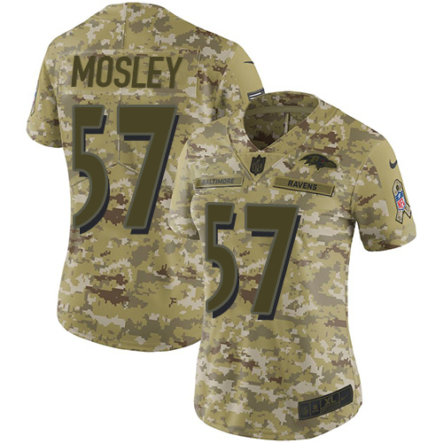 cheap nfl jerseys aliexpress Women\’s Baltimore Ravens #57 C.J. Mosley ...